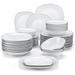 MALACASA Porcelain Modern Dinnerware Set