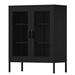 Latitude Run® 31.5" Wide 3 - Shelf Storage Cabinet Stainless Steel in Black | 40 H x 31.5 W x 15.8 D in | Wayfair 0DB84D6793E74D7286B20A4C2FDBA89D