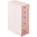 Rebrilliant Mourade Plastic 5 Compartment Makeup Organizer Plastic in Pink | 25.4 H x 3.5 W x 17.8 D in | Wayfair 34351B728C994DA78442C010AE8AAB72