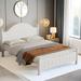 Alcott Hill® Cimdins Platform Bed Wood in White | 43.6 H x 56.1 W x 79.9 D in | Wayfair D227A2CAD1914138AB88CAE650BFC062