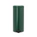 Brabantia NewIcon Step On Trash Can, 8 Gallon (30 Liter) Stainless Steel in Green | 26.7 H x 11.5 W x 15 D in | Wayfair 304088