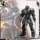 Iron Man Anime Figur Schleudert rauma Mark2 Black lash Wunder führte Licht Action Figur PVC Modell