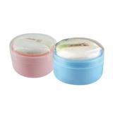 2 Pcs Body Powder Box Milk Container for Baby Travel Cosmetic Containers Case Cans Loose Infant Kids