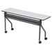 ICEBERG 68057 Rectangle Mobile Seminar Table, 60" X 60" X 29", Gray