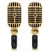 2X Professional Wired Vintage Classic Microphone Dynamic Vocal Mic Microphone for Live Performance Karaoke(Gold)