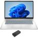 HP 17t Home/Business Laptop (Intel i7-1255U 10-Core 17.3in 60 Hz Full HD (1920x1080) Intel Iris Xe 8GB RAM 512GB PCIe SSD Backlit KB Wifi Webcam Fingerprint Win 11 Home) with USB-C Dock