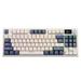 K86 Tri-Mode RGB Hot-Swappable Russian Mechanical Keyboard Russian Wireless Bluetooth Russian Gaming Keyboard C