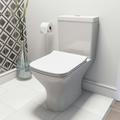 Orchard Derwent square compact close coupled toilet with slimline soft close toilet seat