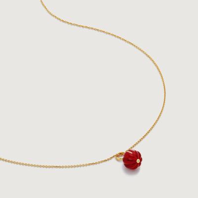 Lantern Gemstone Fine Chain Necklace