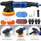 Dayplus - 980W Electric Car Polisher Kit Buffer Sander Variable Speed Polishing Machine uk