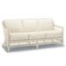 Hampton Seating Replacement Cushions - Curved Sofa, Sunbrella Rain, Rain Sailcloth Seagull, Standard - Frontgate