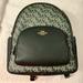 Coach Bags | Coach Backpack - Forest Green W/ Logo | Color: Green | Size: Os