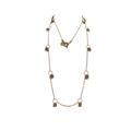 Madewell Jewelry | Madewell Gold Tone Dainty Chain Dangle Stations Necklace 32” K885 | Color: Gold | Size: 32" Long