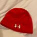 Under Armour Accessories | Kids Warm Fleece Ski Cap | Color: Red | Size: Osb