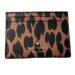 Kate Spade Accessories | Kate Spade Schuyler Spotted Animal Credit Card Wallet Brown Black | Color: Black/Brown | Size: Os