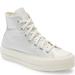 Converse Shoes | Converse Chuck Taylor All Star Lift High Top Platform Sneaker In Silver Metallic | Color: Silver/White | Size: 7