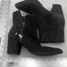 Michael Kors Shoes | Michael Kors Mk Designer Dawson Black Suede Zip Up Ankle Booties Size 5.5 | Color: Black/Silver | Size: 5.5