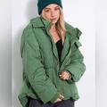 Free People Jackets & Coats | New Free People Emmy Swing Puffer Jacket Brand New | Color: Green | Size: M