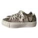 Converse Shoes | Nwt Converse Snakeskin Print Platform Lace Up Sneaker | Color: Tan/White | Size: 8.5