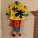 Disney Costumes | Disney Store Jojo Circus Clown Costume (Hat/Wig Not Included) Size Xxs Used | Color: Orange/Yellow | Size: Xxs (2)