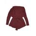 Fashion Nova Romper Off The Shoulder Long sleeves: Burgundy Solid Rompers - Women's Size Medium