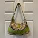 Coach Bags | Coach Signature Pattern Brown And Apple Green Accent Shoulder Bag Purse 15x9” | Color: Green/Tan | Size: Os