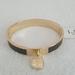 Ralph Lauren Jewelry | New Ralph Lauren Padlock Bangle Bracelet | Color: Brown/Gold | Size: 7.5"