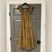 Madewell Dresses | Madewell Maxi Dress Size Xxs | Color: Brown/Tan | Size: Xxs