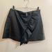 Zara Skirts | Black Faux Leather Mini Skirt Pants By Zara. | Color: Black | Size: M