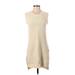 Tess Giberson for Neiman Marcus Casual Dress - Sweater Dress: Ivory Dresses - Women's Size X-Small