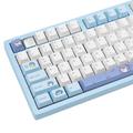 JOLINTAL 131 Keys Shark Keycaps, Blue and White Keycaps Set for Mechanical Keyboard, Cute Keycacps Custom Keycaps Set, Dye-Sub Keycaps Cherry MX Keycaps US Layout for Mechanical Keyboard