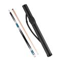 LOVIVER Pool Cue Stick Snooker Cue Durable Hard Pool 1/2 Cue Case Cue Pouch Two Section Cue Portable Billiard Pool Stick Billiard Cue, Blue