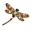 Jewelry Brooch Shawl Buckle Clasp Pin Brooch Fashion Dress Coat Accessories Cute Jewelry Crystal Vintage Dragonfly Brooches For Women Large Insect Brooch Pin