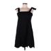 ZAC Zac Posen Casual Dress - Party Square Sleeveless: Black Print Dresses - Women's Size 8