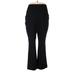 Simply Vera Vera Wang Casual Pants - High Rise: Black Bottoms - Women's Size 2X-Large