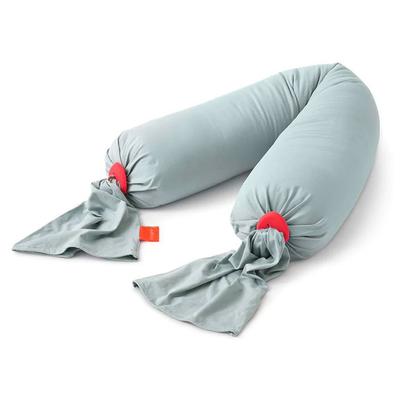bbhugme Pregnancy Pillow - Eucalyptus / Coral (EPS Microbeads)