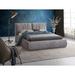 ACME Furniture Onfroi Platform Bed Upholstered/Velvet in Gray | King | Wayfair BD02424EK