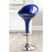 Brayden Studio® Afjal Swivel Bar Stool Plastic/Acrylic/Metal in Blue | 32 H x 18 W x 18 D in | Wayfair F4FD5231C7004BE3995596A81E84254F
