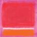 Wrought Studio™ Rothko Inspired - Single Picture Frame Painting Paper in Pink/Red | 12 H x 12 W x 1.25 D in | Wayfair