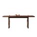 Loon Peak® Ilisha Rectangular 70.87" L x 31.50" W Dining Table Wood in Brown/Gray | 29.53 H x 70.87 W x 31.5 D in | Wayfair