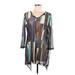 Lynn Ritchie Casual Dress: Brown Graphic Dresses - Women's Size Large