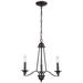 Farmington 18" Wide 3-Light Chandelier - Oil Rubbed Bronze