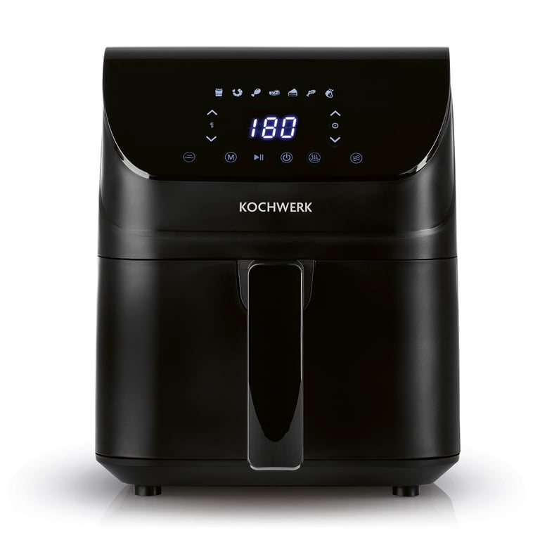 Rachs KOCHWERK Heißluft-Fritteuse Digital 4l 1400W schwarz matt mit Erinnerungsfunktion Image