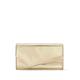 'emmie' Gold-colored Handbag With Magnetic Fastening In Mirror Fabric