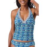 Island Cays Ikat Reversible Tankini Top