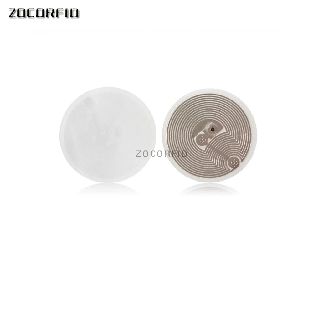 1000 teile/los Durchmesser = 25mm I-CODE SLIX 13,56 MHZ ISO15693 NFC tag Aufkleber Universal RFID Tags NFC Telefone NFC leser Image
