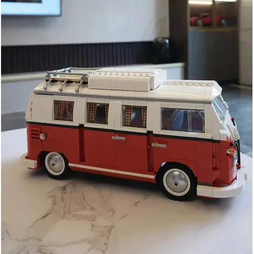 Neueste 1354pcs t1 Wohnmobil Auto Van Auto Modellbau steine kompatibel DIY Ziegel Spielzeug für