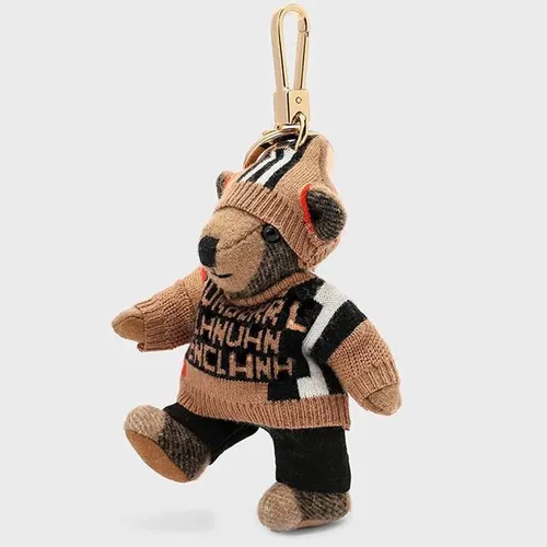 Teddybär Pullover Hut Puppe Rotation Kaschmir Wolle Tasche Ornament Schlüssel bund