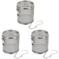 3 PCS Marinade Basket Diffuser Tea Infuser Reusable Seasoning Filter Bag Stainless