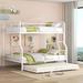 Full XL Over Queen Bunk Beds, Heavy-Duty Metal Bunk Bed for Boys Girls Teens Bedroom Dormitory, Can be Divided into 2 Beds